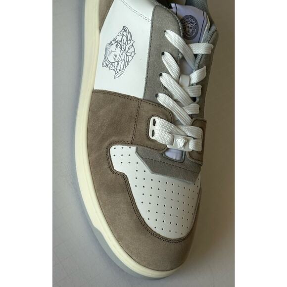Versace Medusa Men’s Suede Leather Multicolor Sneakers 6 US (39) 1013377 IT NIB - Picture 4 of 11
